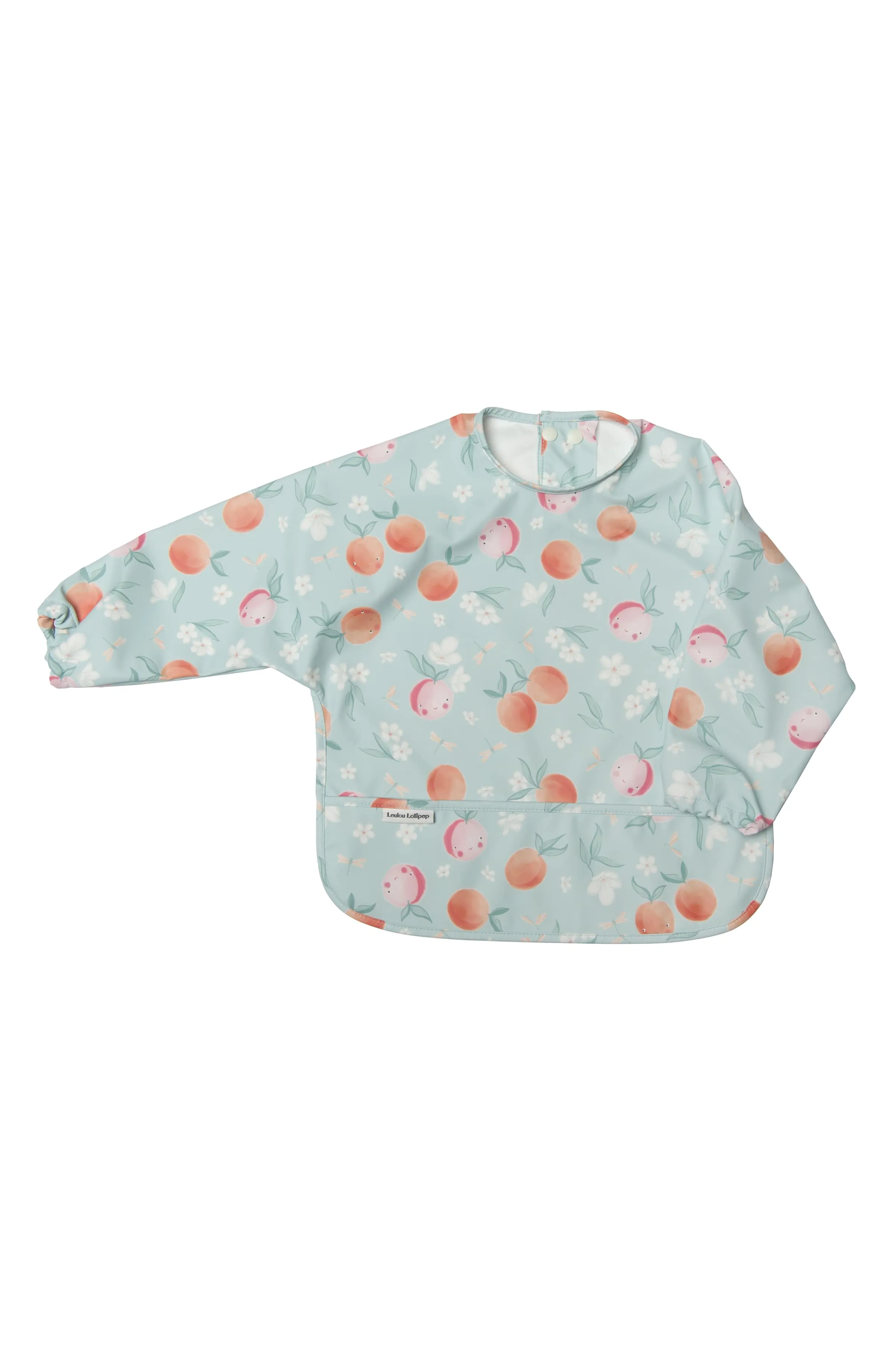 LouLou LOLLIPOP Long Sleeve Bib (Peaches)