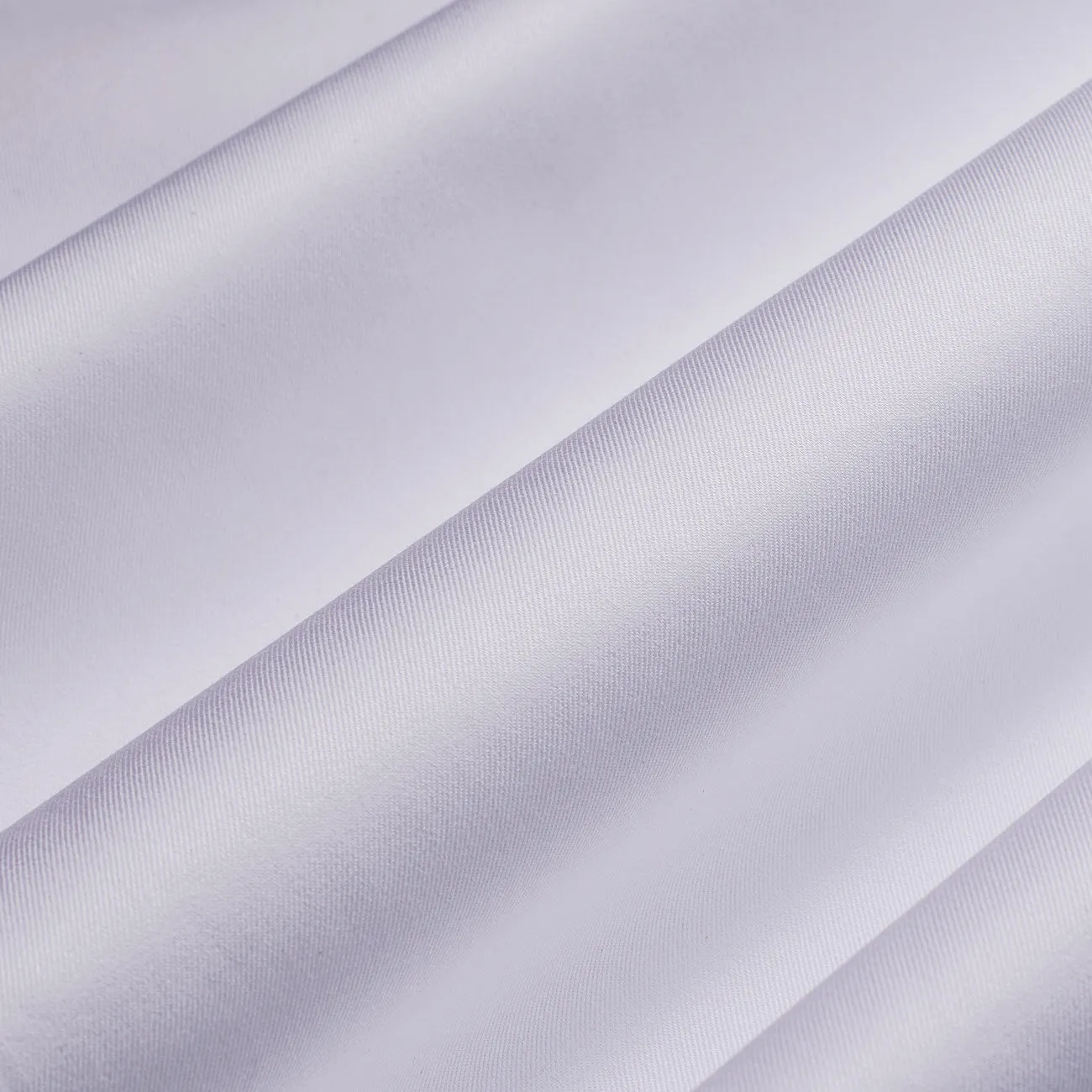 Luthai Premium White Twill Regular Fit 2 Ply Giza Cotton Shirt