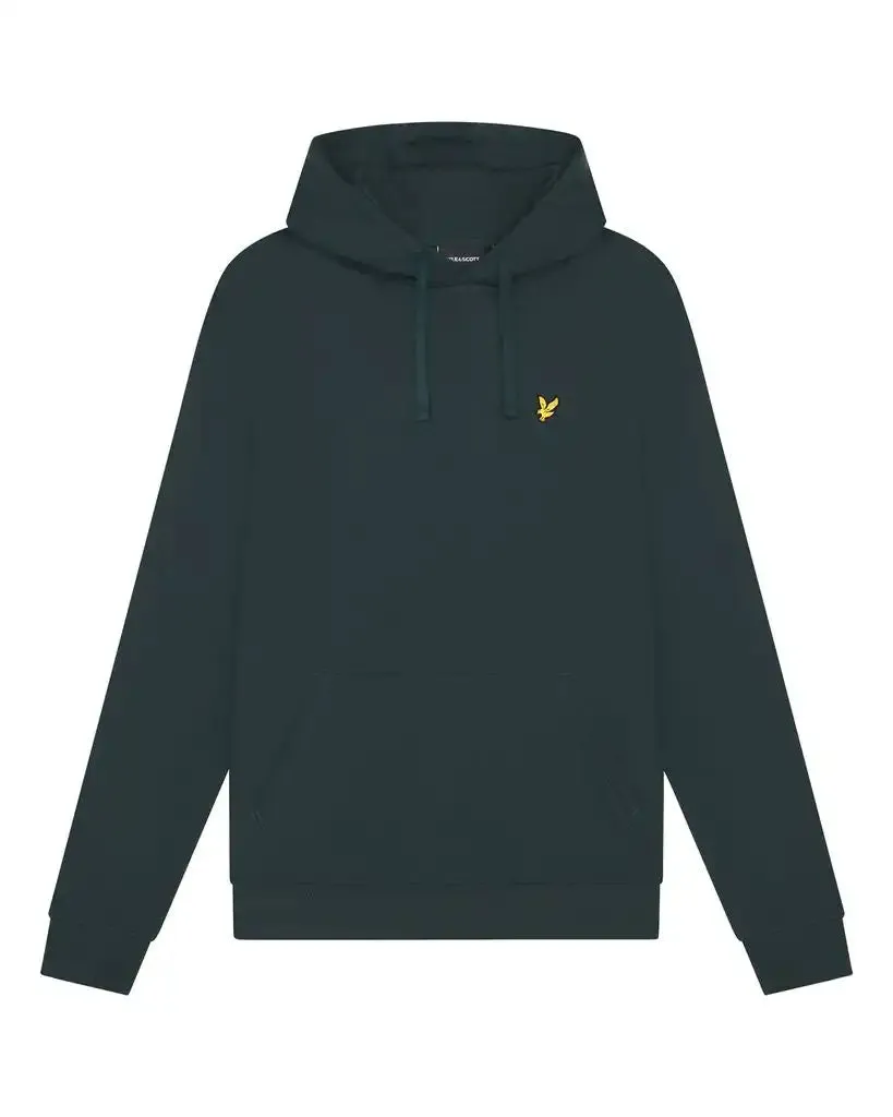 Lyle & Scott Mens Pullover Hoodie Argyle Teal
