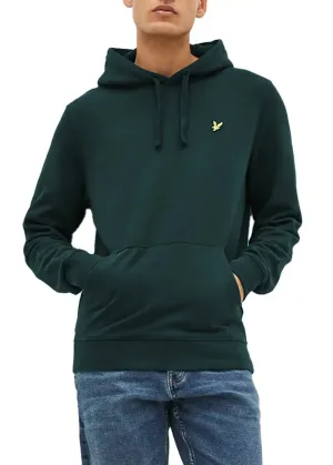 Lyle & Scott Mens Pullover Hoodie Argyle Teal