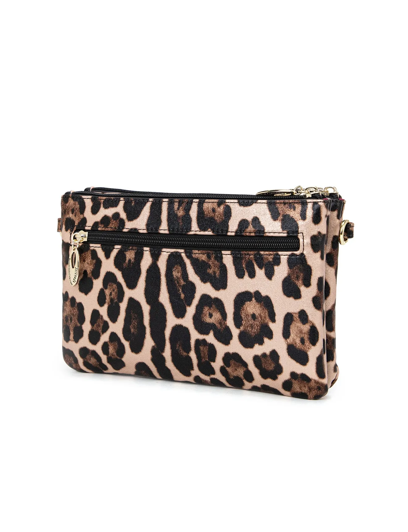 MADAGASCAR VEGAN CROSS BODY BAG-  CP19-1010-LEOP