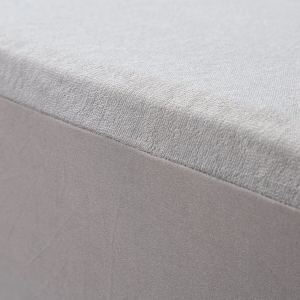 Mattress Protector Fitted Sheet Cover Waterproof Cotton Fibre Single
