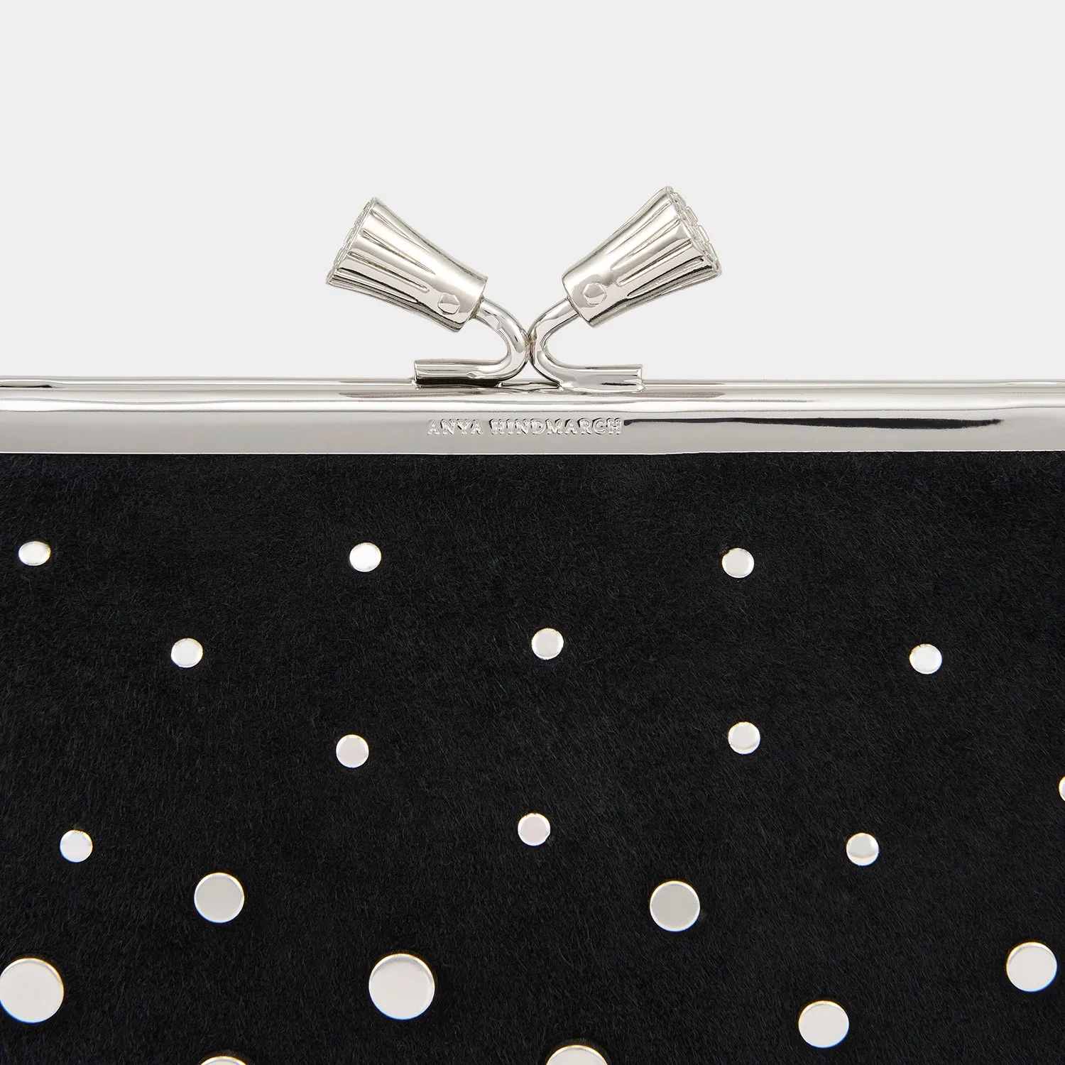 Maud Studs Tassel Clutch