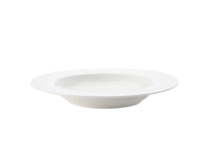 Maxwell & Williams White Basics Diamonds Rim Soup Bowl 22.5cm
