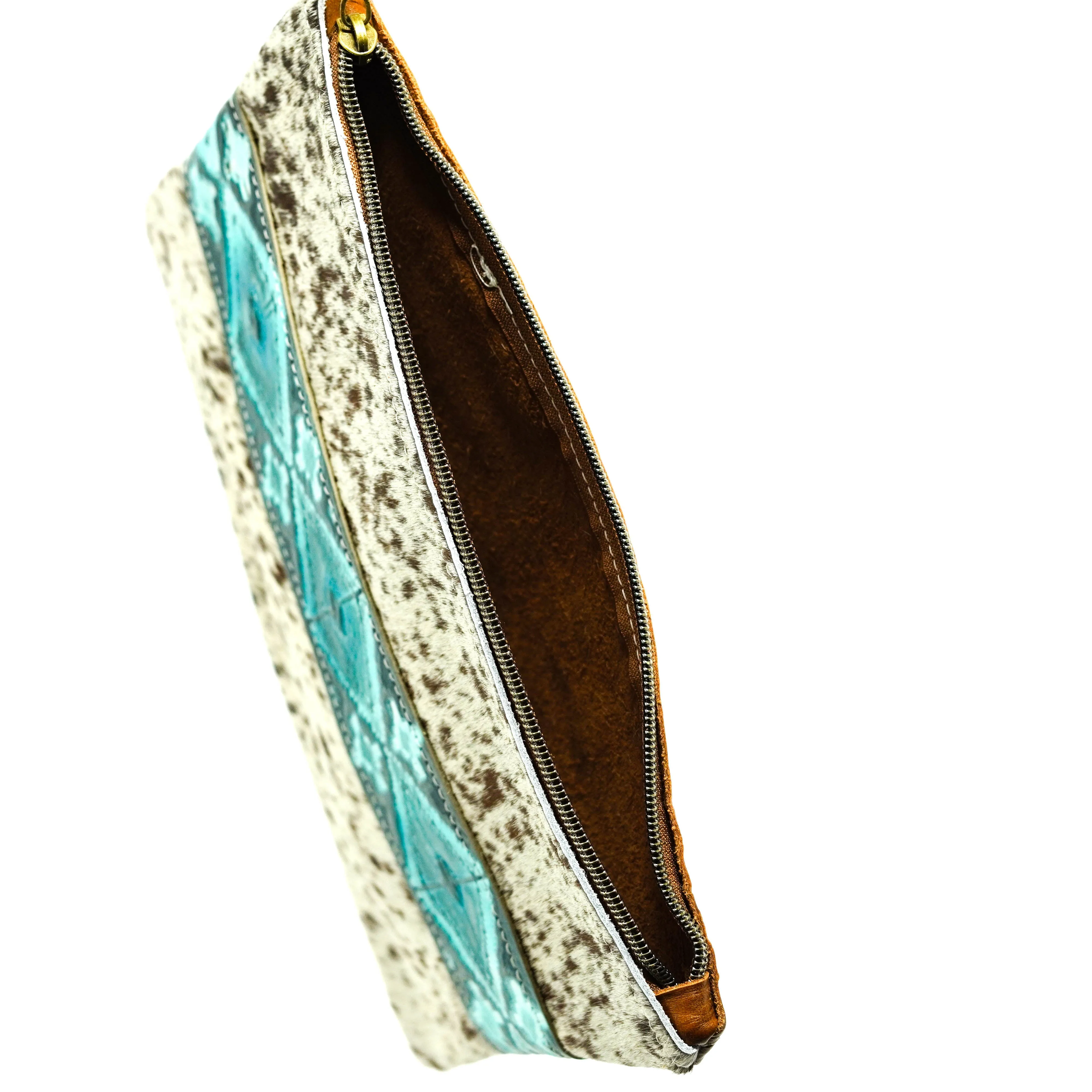 Mega Organizer - Chocolate Speckles w/ Turquoise Matrix Navajo