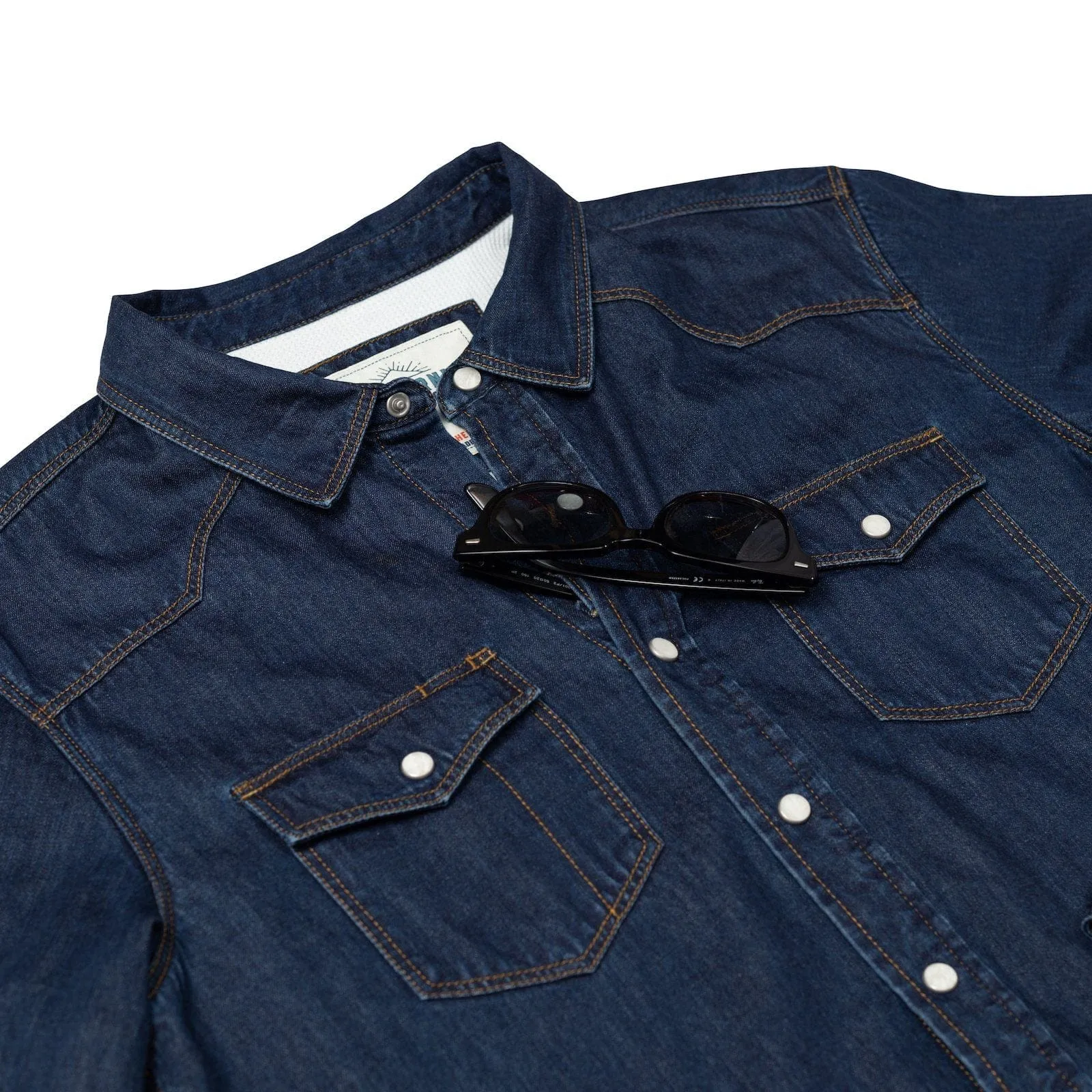 Men’s Western High Sierra Shirt - Sea Ranch Indigo