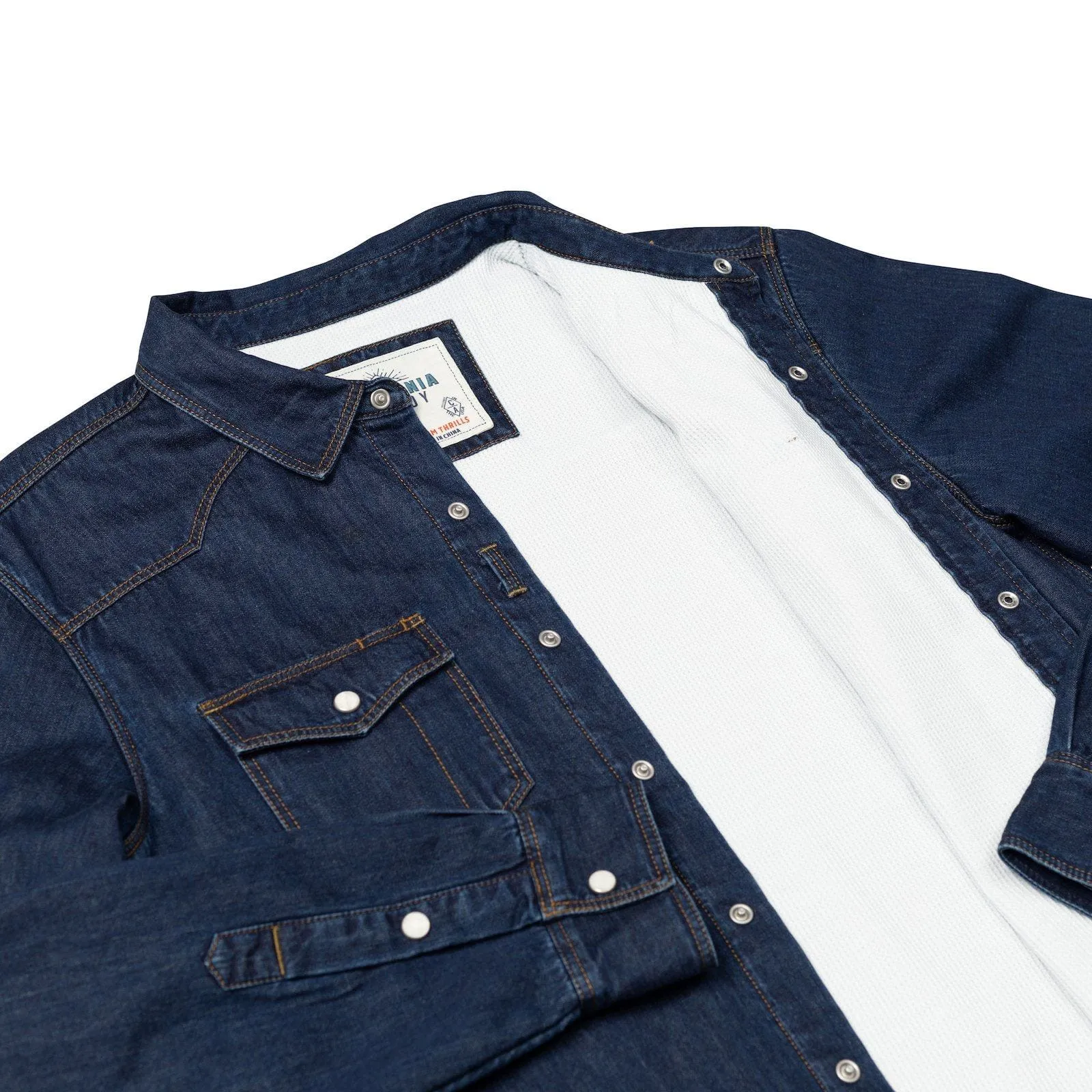 Men’s Western High Sierra Shirt - Sea Ranch Indigo