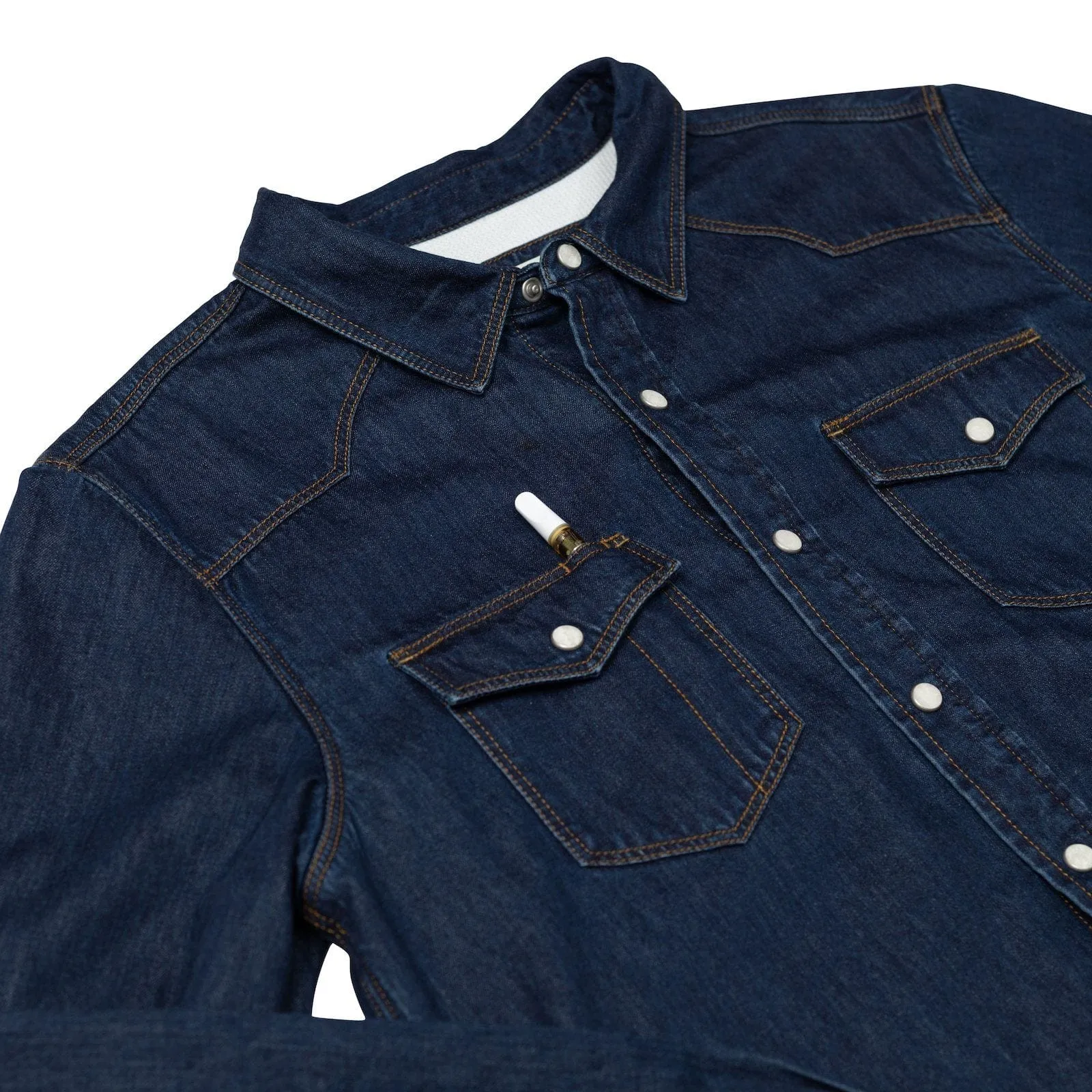 Men’s Western High Sierra Shirt - Sea Ranch Indigo