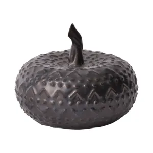 Metallic Glazed Pumpkin (3 sizes)
