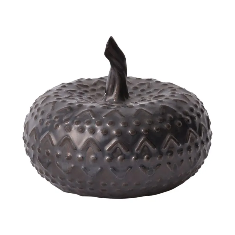 Metallic Glazed Pumpkin (3 sizes)
