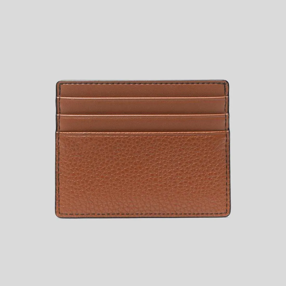 MICHAEL KORS Cooper Pebbled Leather Tall Card Case Luggage RB-36S4LCOD2L