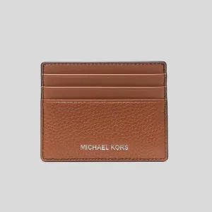 MICHAEL KORS Cooper Pebbled Leather Tall Card Case Luggage RB-36S4LCOD2L