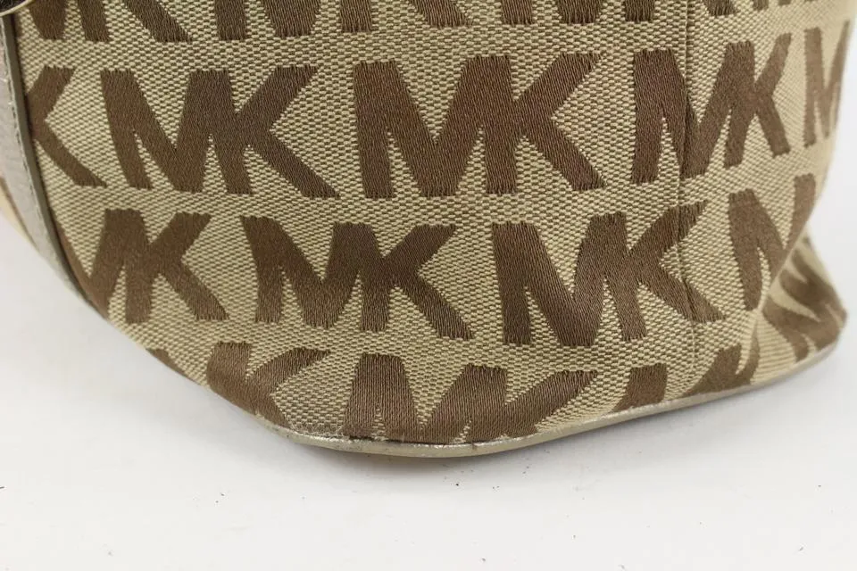 Michael Kors Monogram MK Shopper Tote Bag 3mk1101
