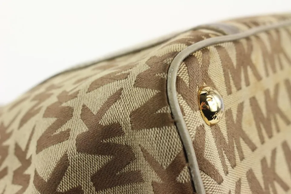 Michael Kors Monogram MK Shopper Tote Bag 3mk1101