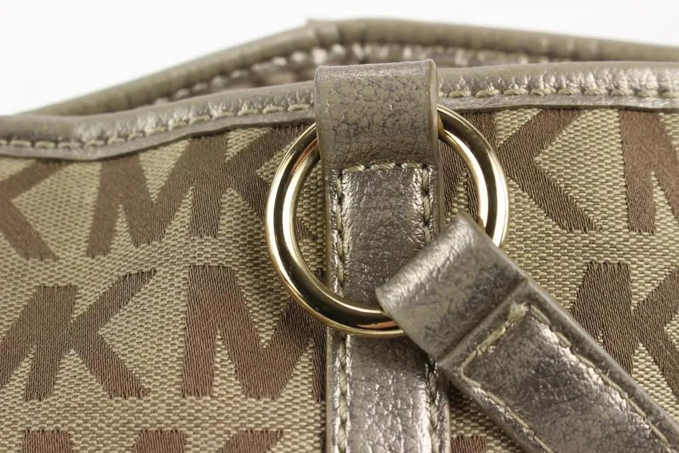 Michael Kors Monogram MK Shopper Tote Bag 3mk1101