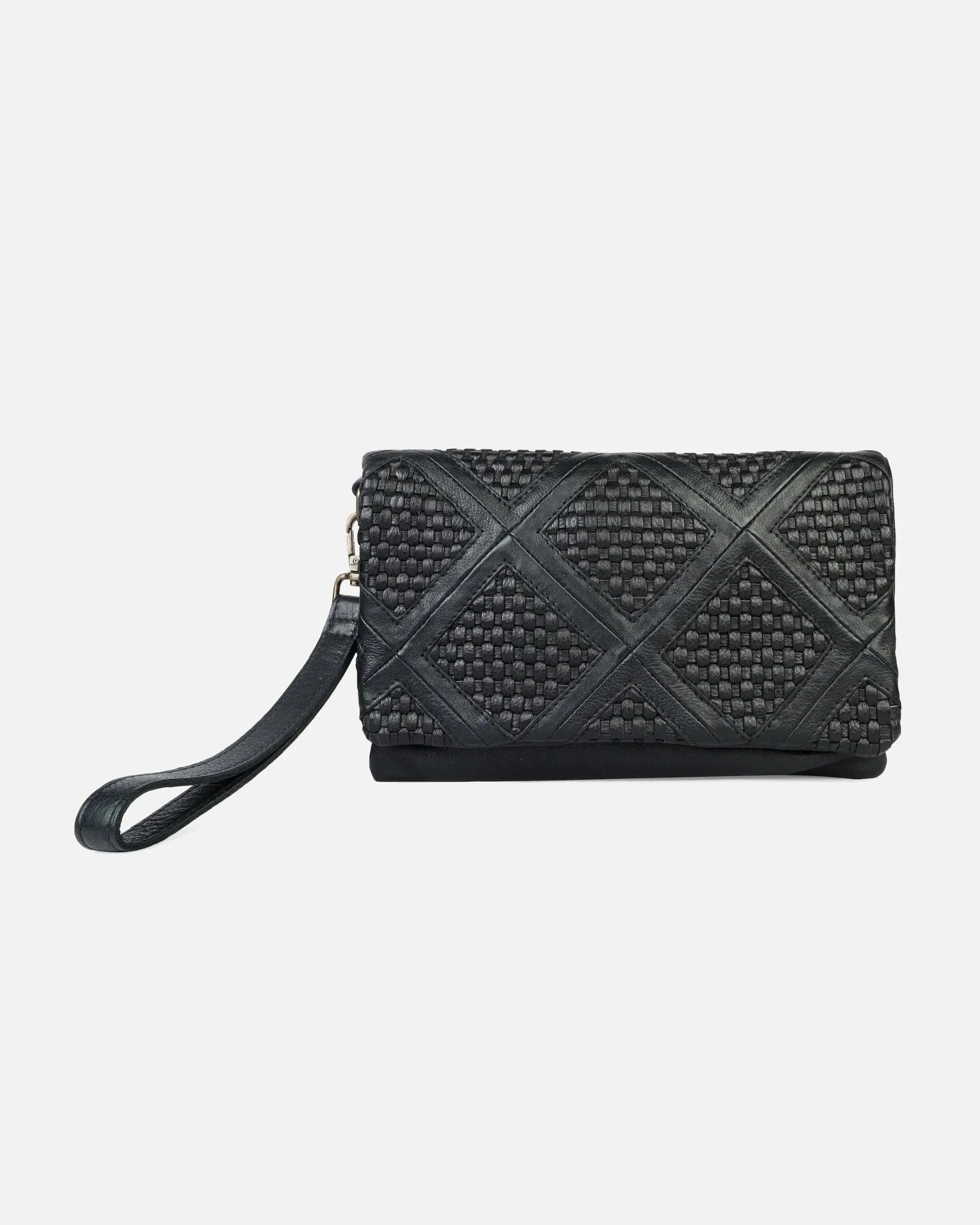 Michels | Bohemian Leather Fold-Over Bag