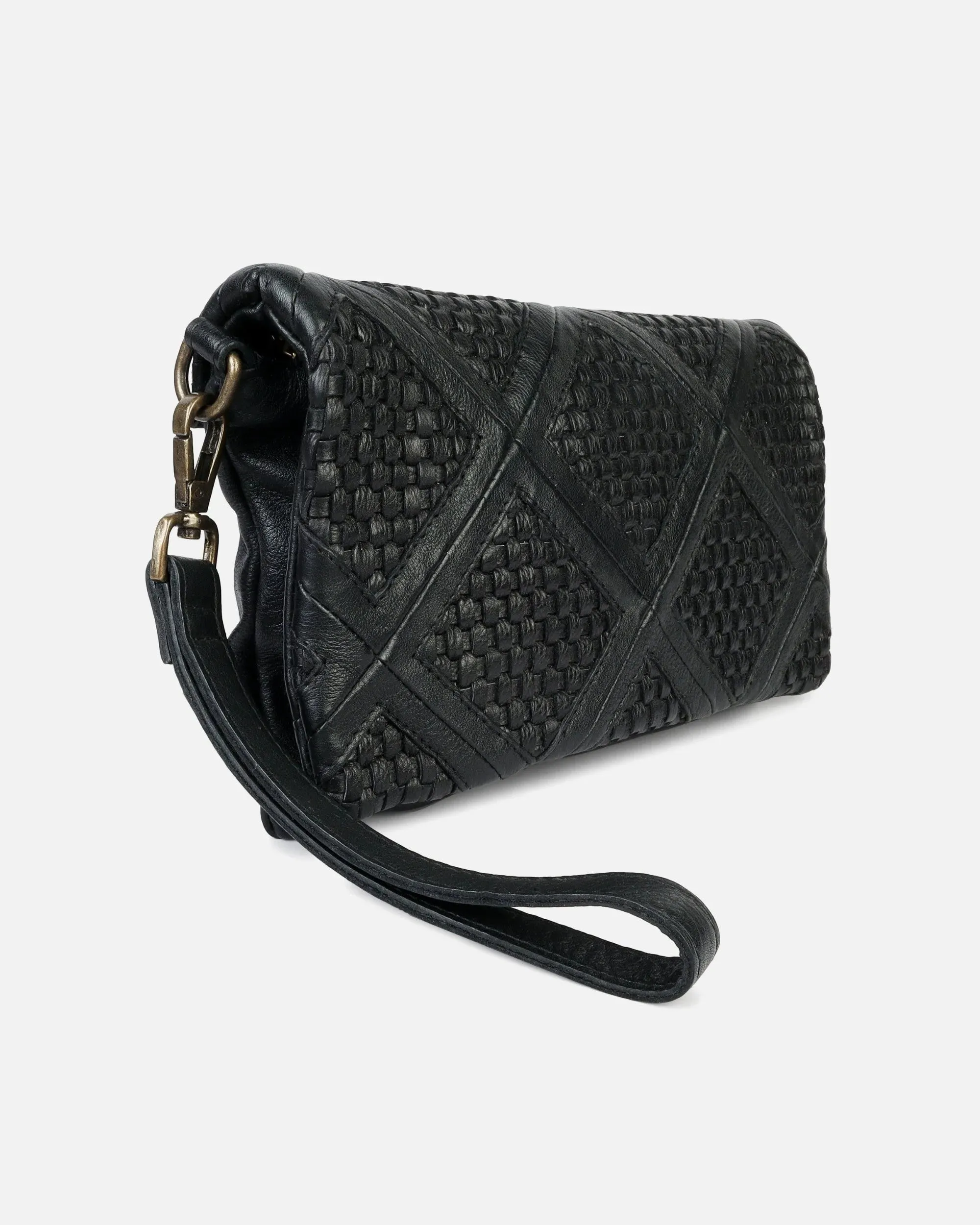Michels | Bohemian Leather Fold-Over Bag