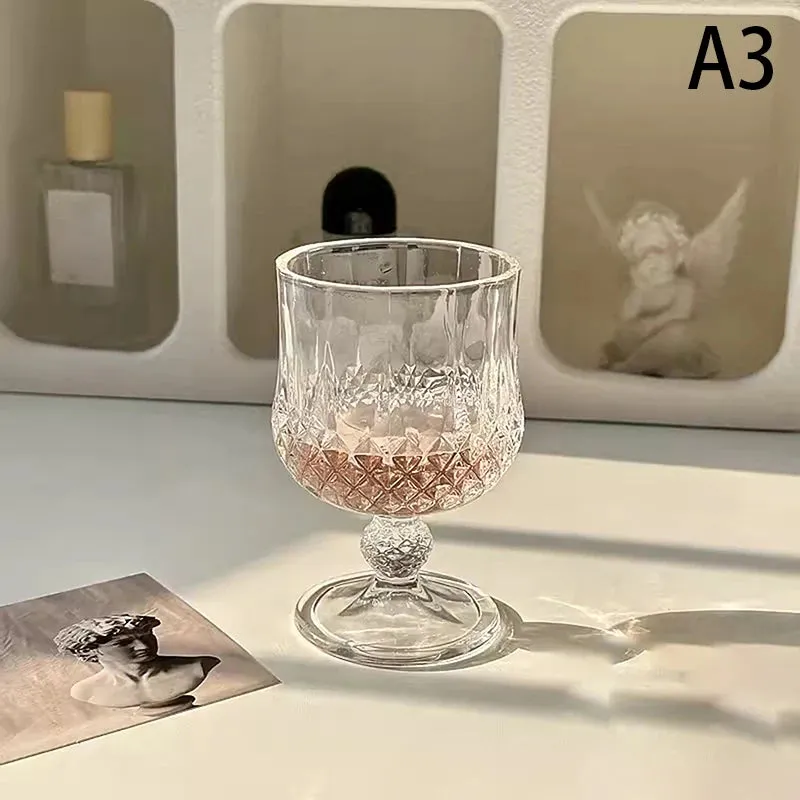 Mini Embossed Wine Glass