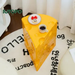 Minimalist Cheese Cake Ottoman Side Table Stool