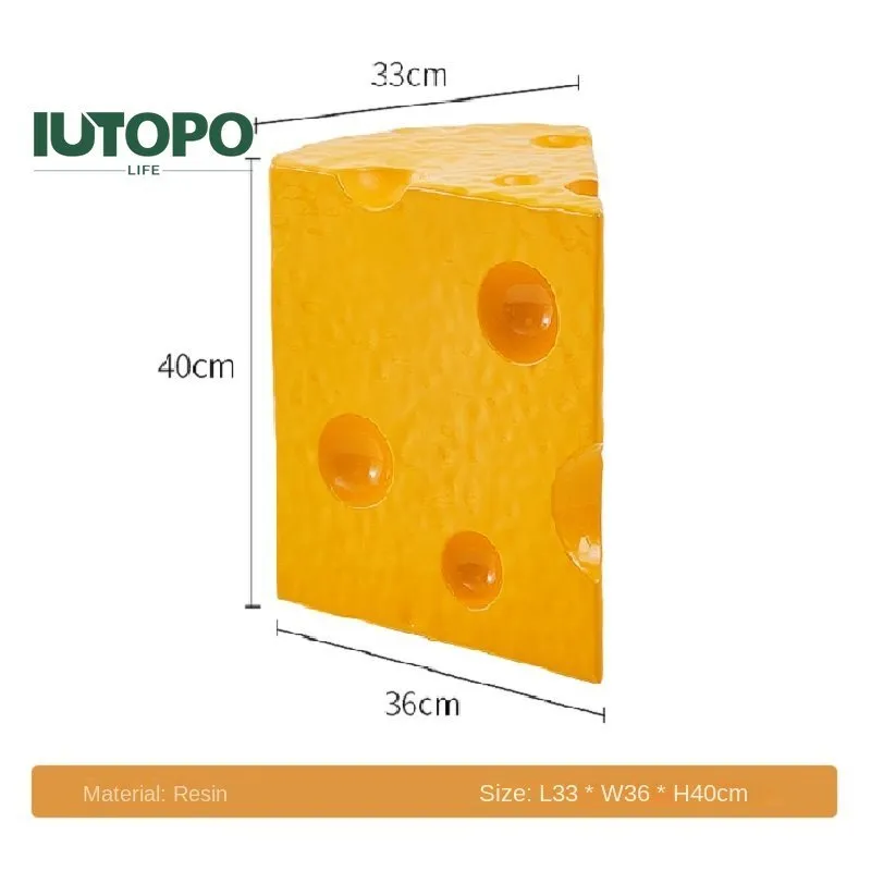 Minimalist Cheese Cake Ottoman Side Table Stool