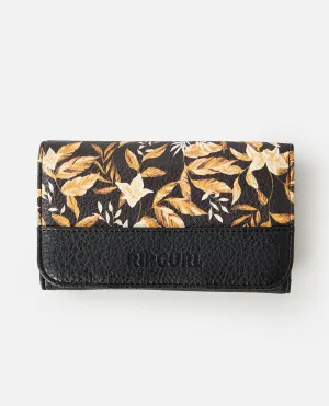 MIXED FLORAL MID WALLET