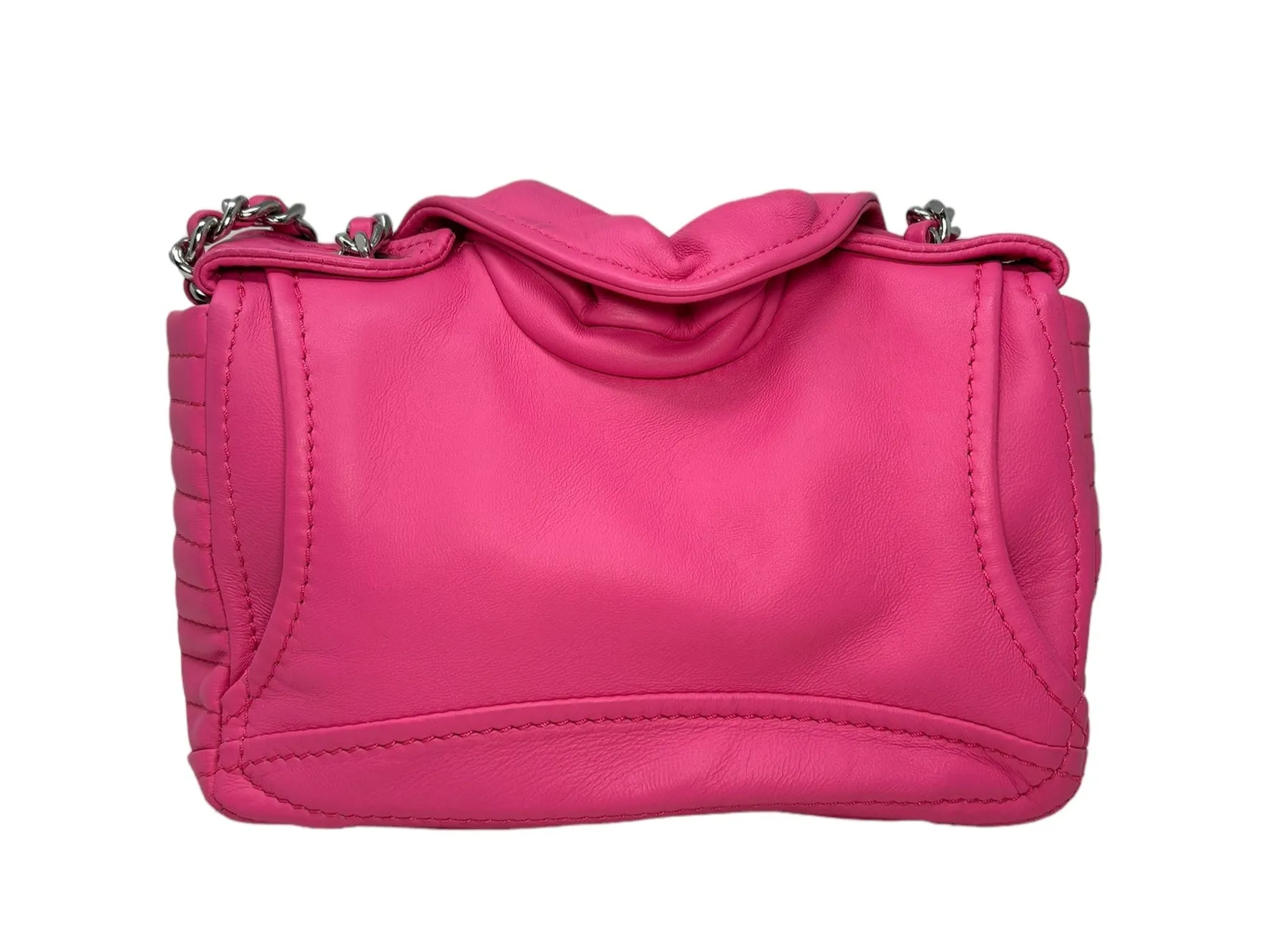 Moschino Pink Moto Jacket Bag with Silver Hardware, 'Barbie', SS15, OS