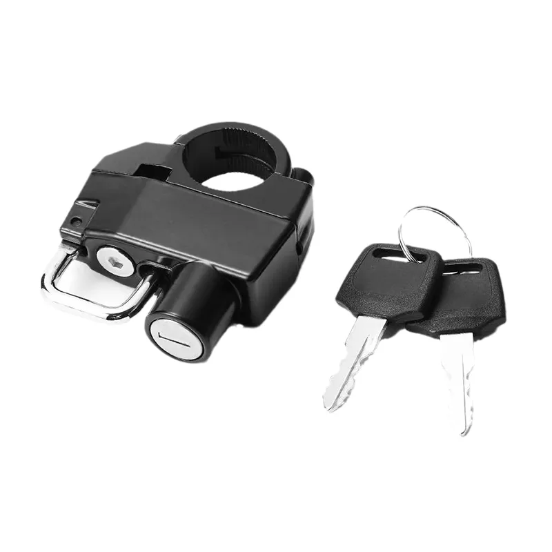 Multifunctional motorcycle helmet security lock