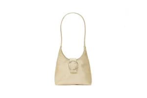 Nº44 Lucite Buckle Mini - Champagne Satin Sample