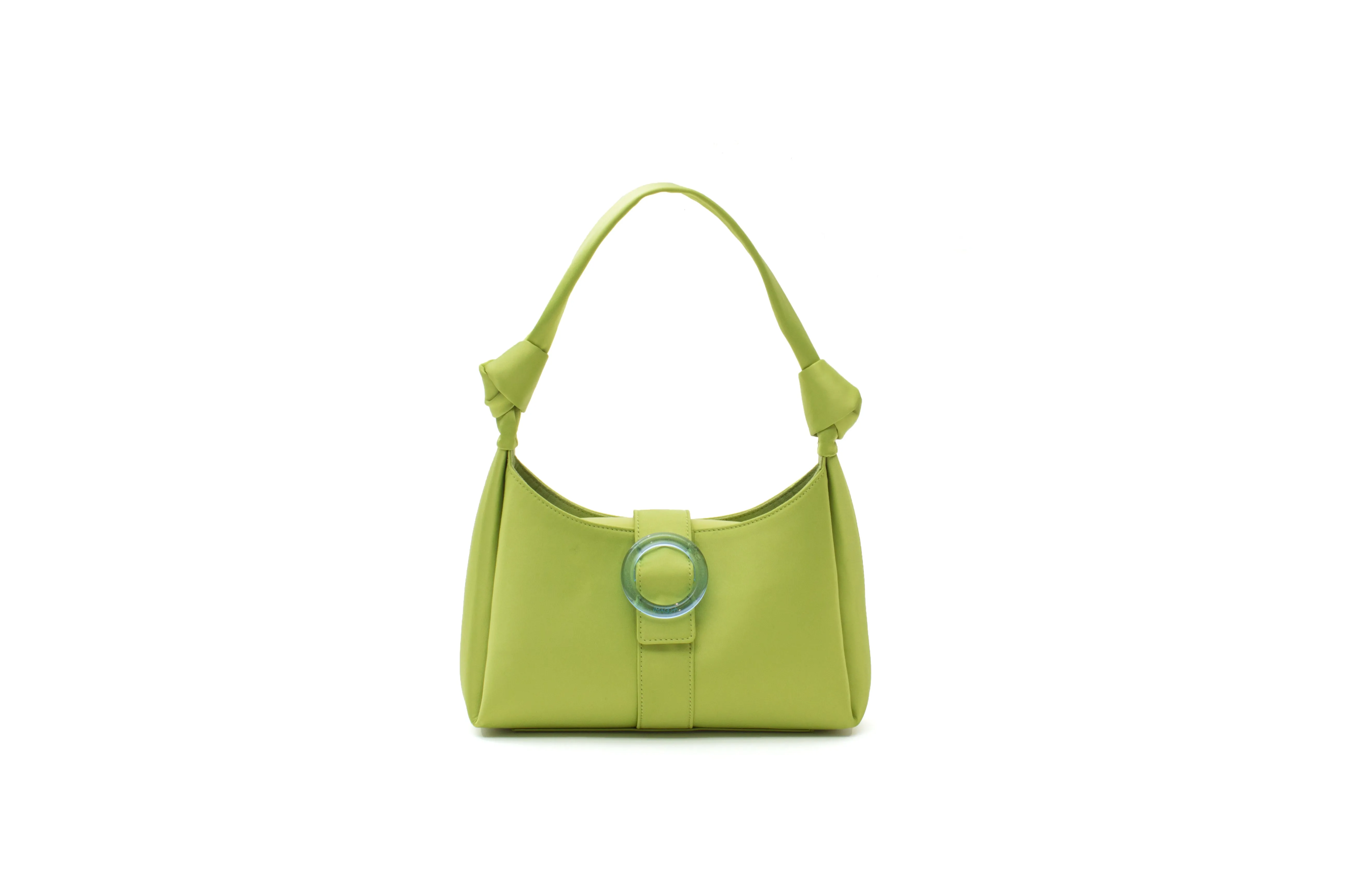 Nº57 Plis Mini - Lime Satin Sample