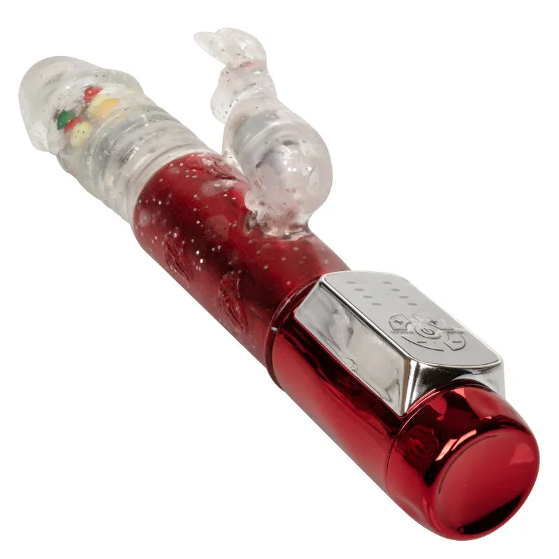 Naughty Bits ball Machine Thrusting Jack  Rabbit Vibrator - Red
