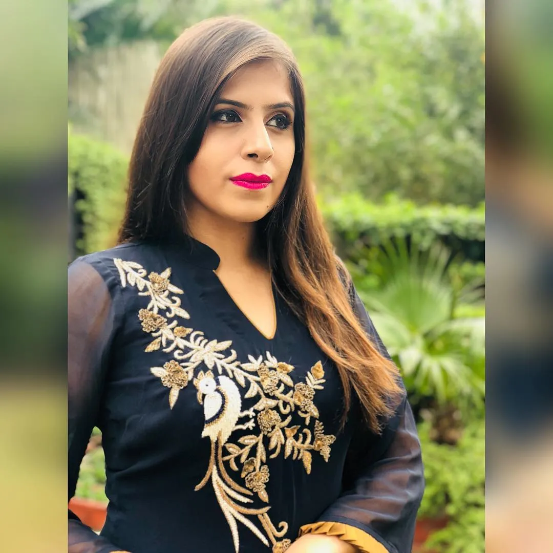 Navy Blue Georgette Suit