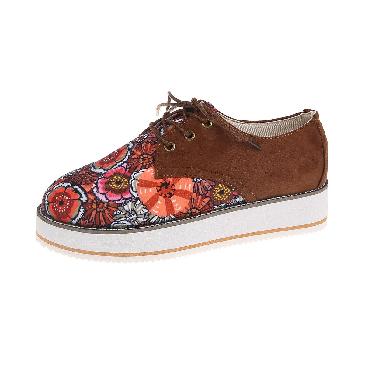 New Round-toe Synthetic PU Clan Style Women's Shoes