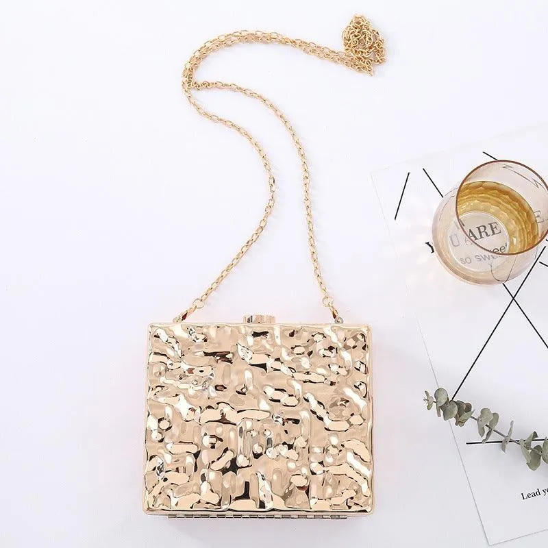 New Style Single Shoulder Embossed European And American Evening Bag