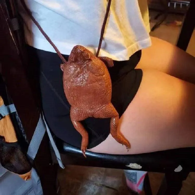 New Toads All Over Purse Yellow