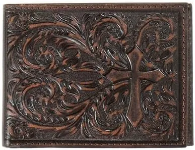 Nocona Bifold Scroll Cross MB