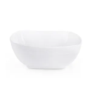 Noritake Arctic White Square Bowl Large 22cm ARCT203