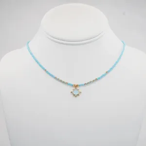 North Star Pendant Beaded Necklace: Embrace Guidance