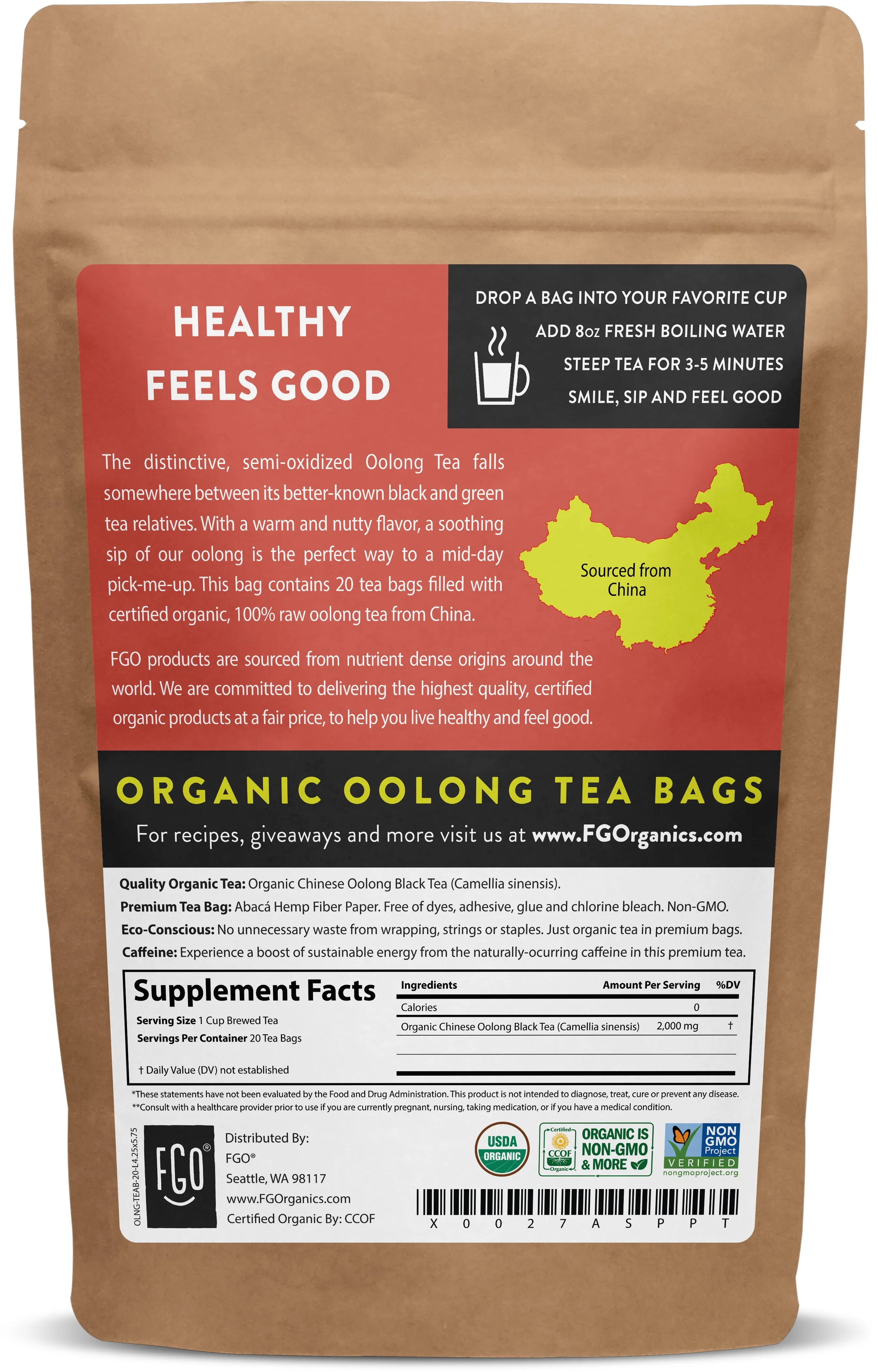 Oolong Tea Bags
