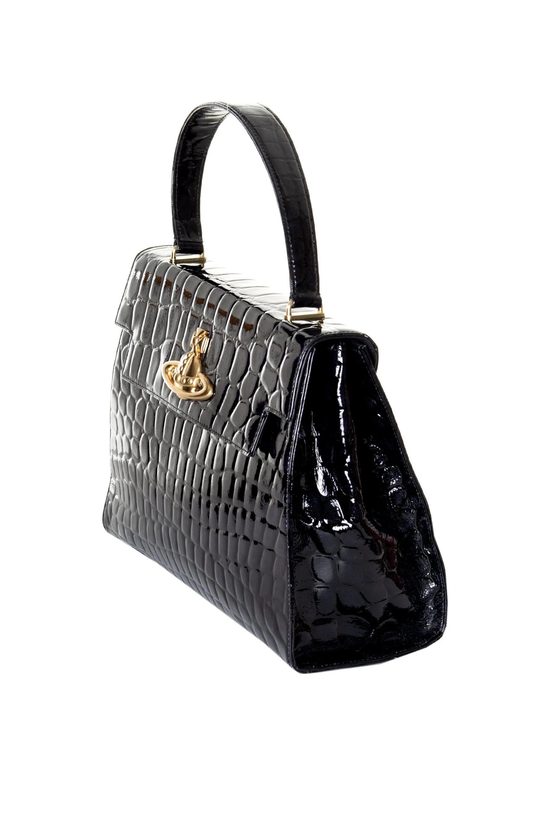 Orb Croc Handbag