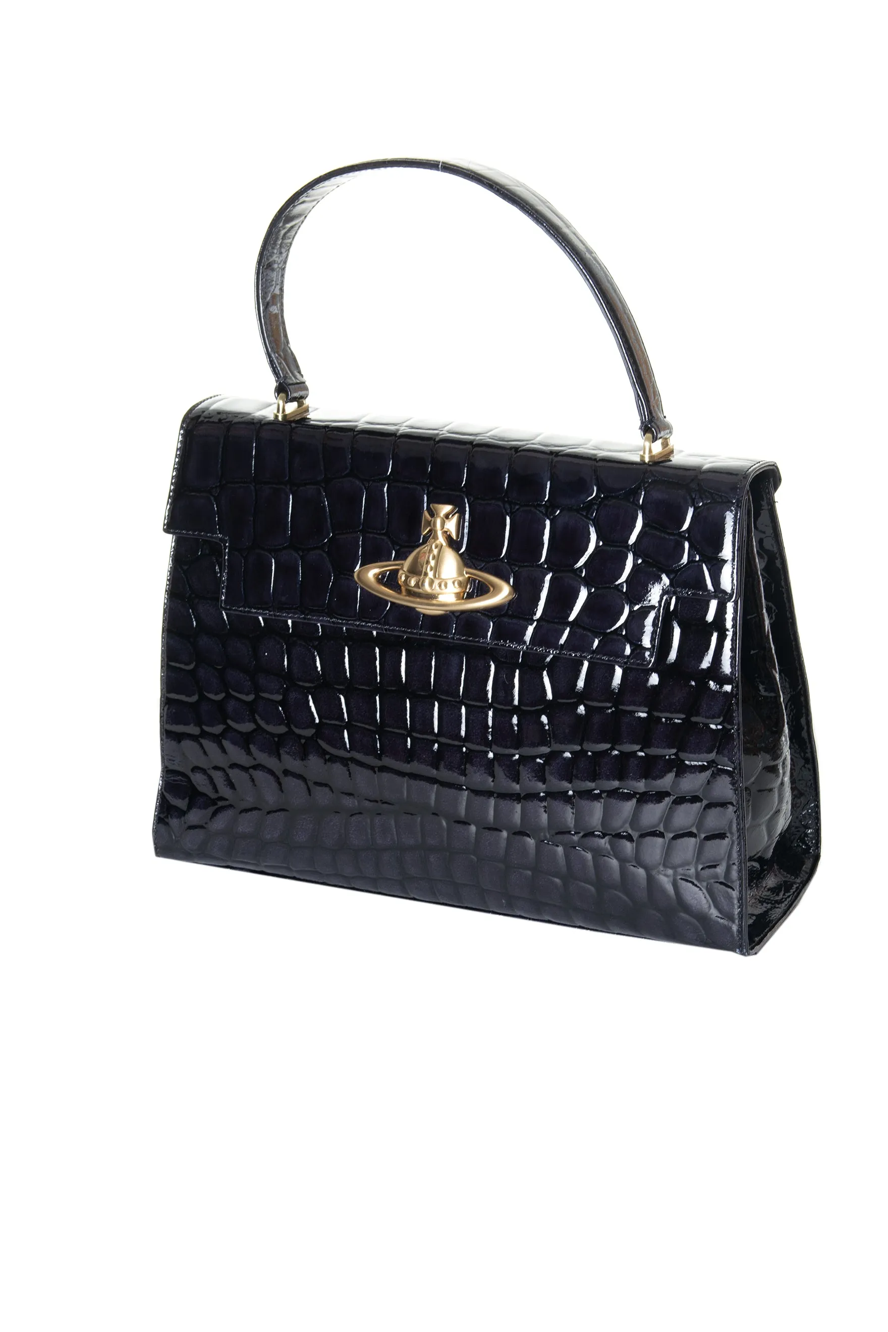 Orb Croc Handbag