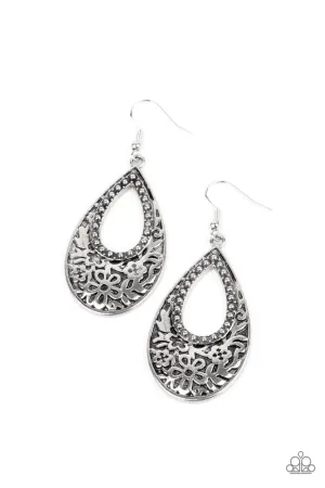 Organically Opulent Silver Paparazzi Earrings