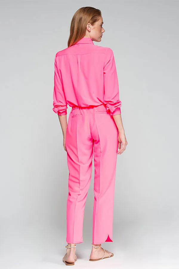 ORNELLA NEON PINK TROUSERS