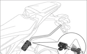 *PANNIER MOUNTS SW MOTECH BMW R1200R