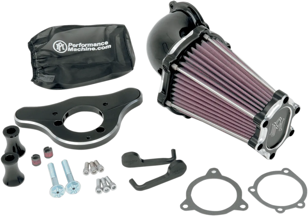 Performance Machine 0206-2050-BM Fast Air Intake Solution - Contrast Cut