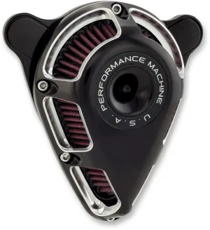 Performance Machine 0206-2113-BM Jet Air Cleaner - Contrast Cut