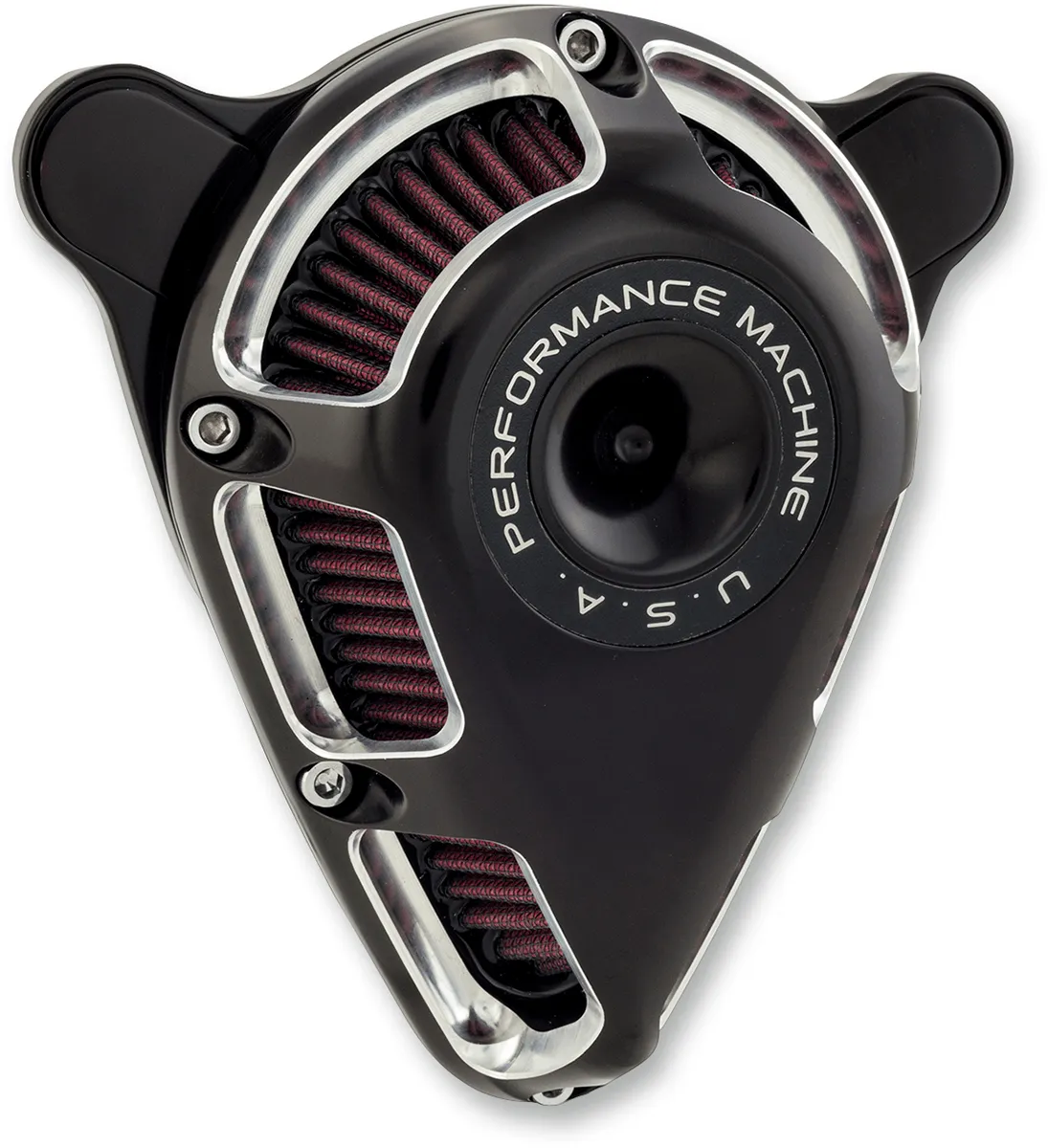 Performance Machine 0206-2113-BM Jet Air Cleaner - Contrast Cut