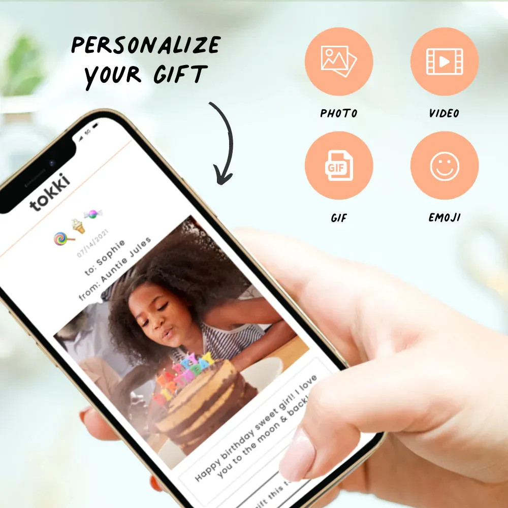 poinsettia | qr card   gift bag