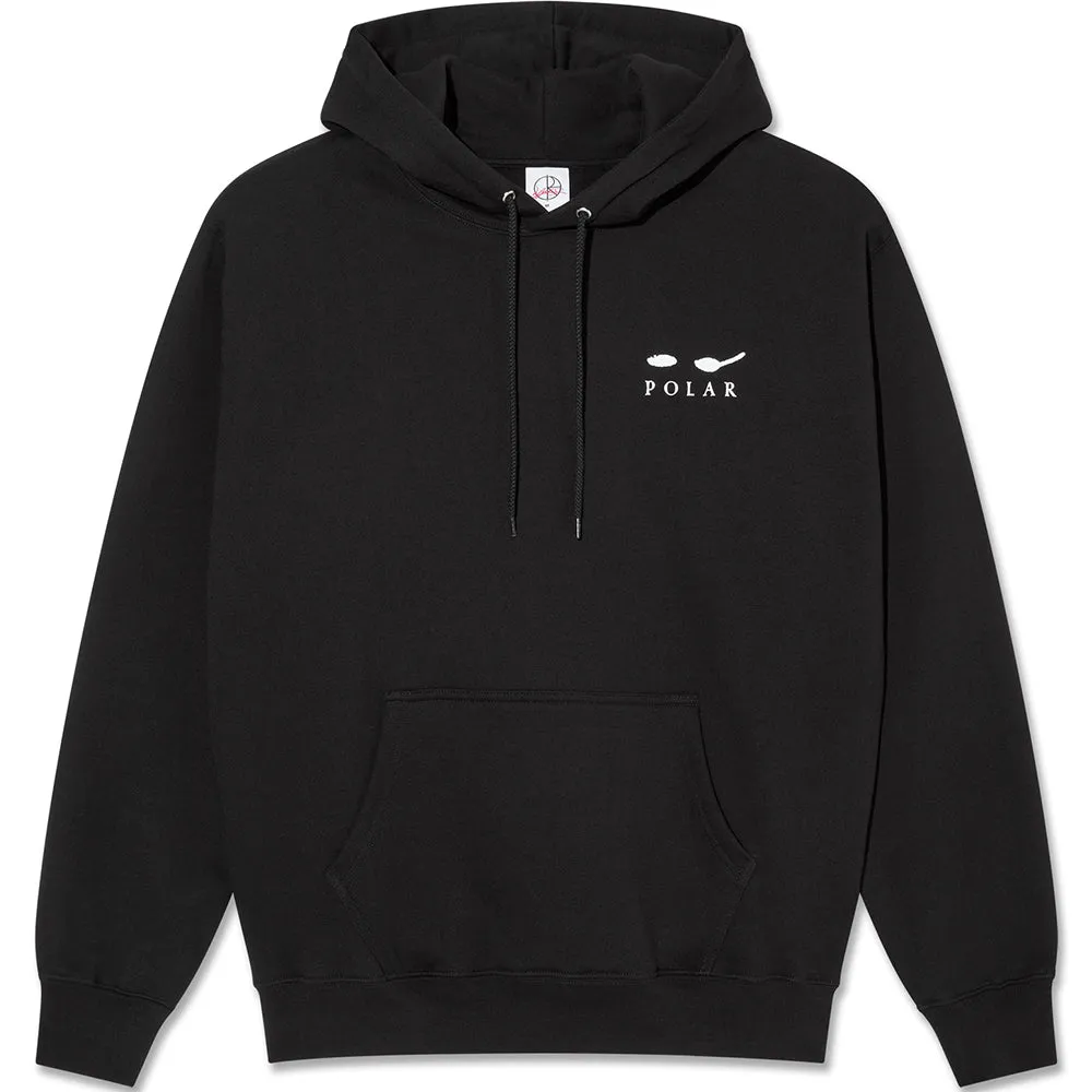 Polar Skate Co Discotheque Dave Hoodie Black