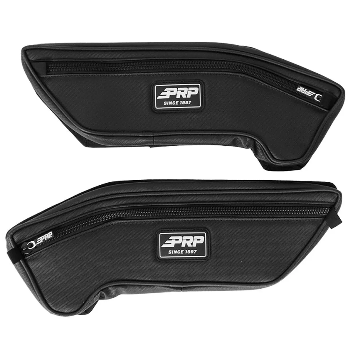 Polaris General Front Lower Door Bags with Knee Pad and Front Upper Door Bags - BUNDLE