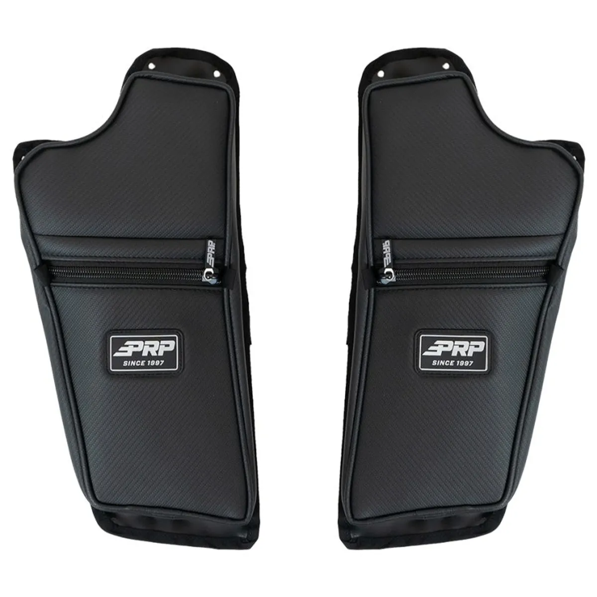 Polaris General Front Lower Door Bags with Knee Pad and Front Upper Door Bags - BUNDLE